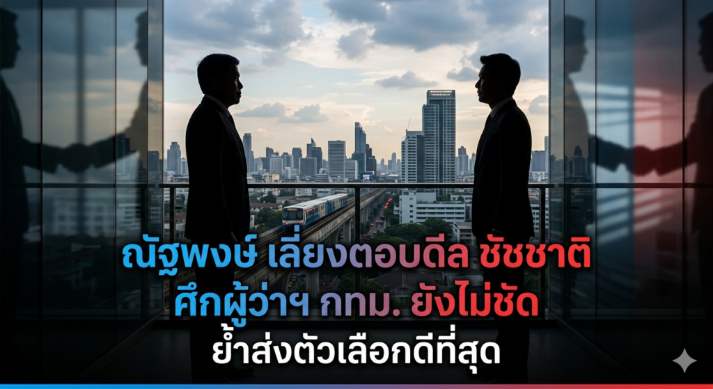 “ณัฐพงษ์” เลี่ยงตอบดีล “ชัชชาติ” ลง กทม. — แต่ยืนยัน “ส่งตัวเลือกดีที่สุด”