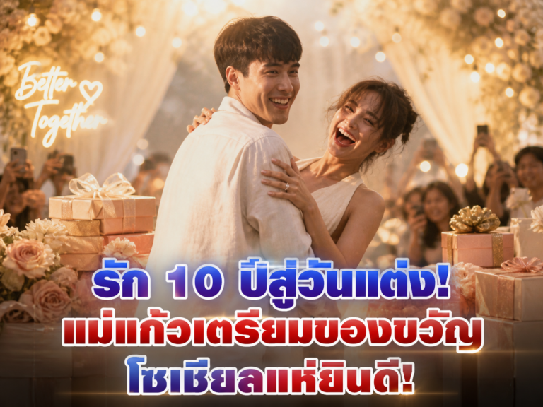 แม่แก้ว ตุนของขวัญต้อนรับ “ญาญ่า” 10 ปี! แต่งงาน ณเดชน์-ญาญ่า สั่นสะเทือนโลกโซเชียล